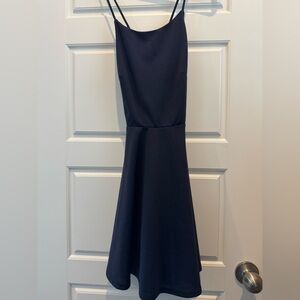 Dark blue dress
